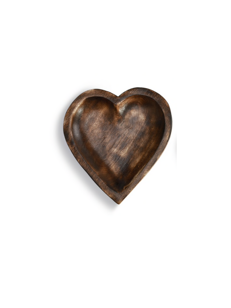 Wooden Heart Bowl - Small