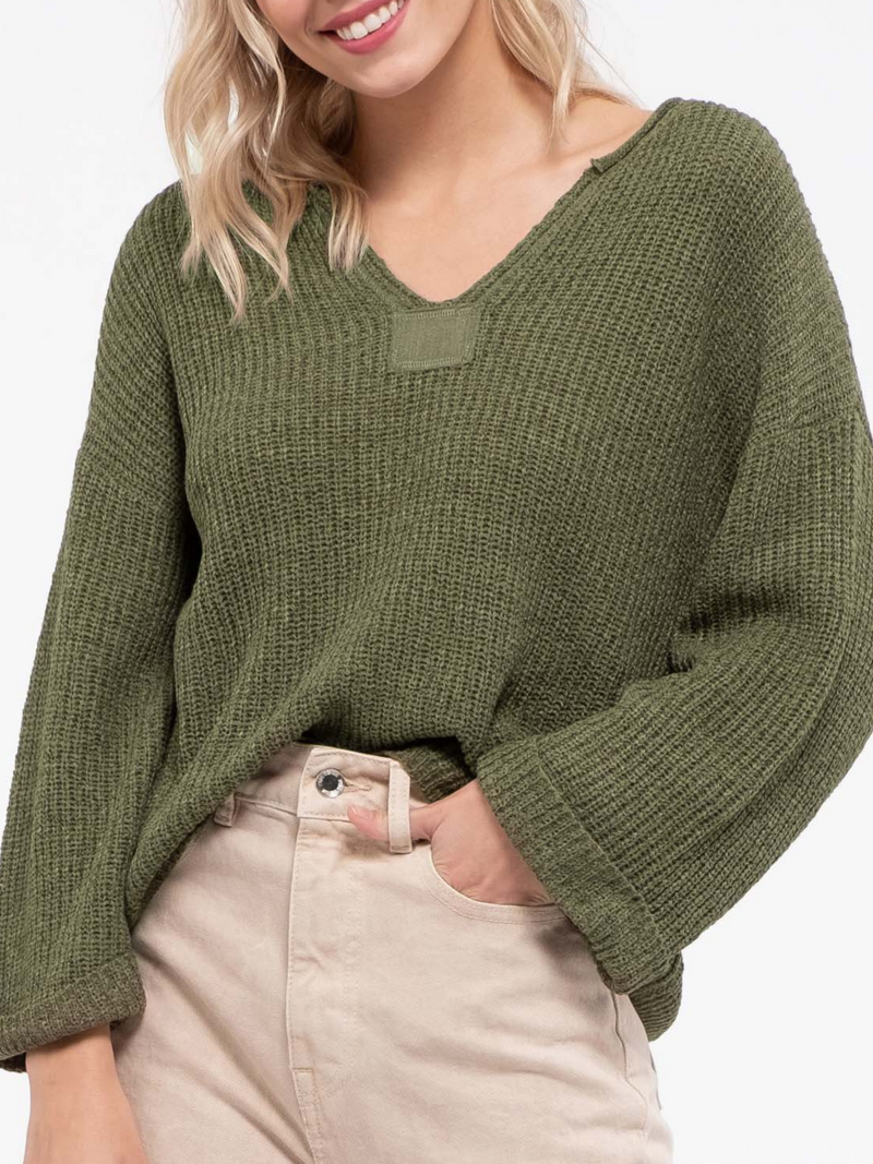 The Perfect Basic Sweater - Olive