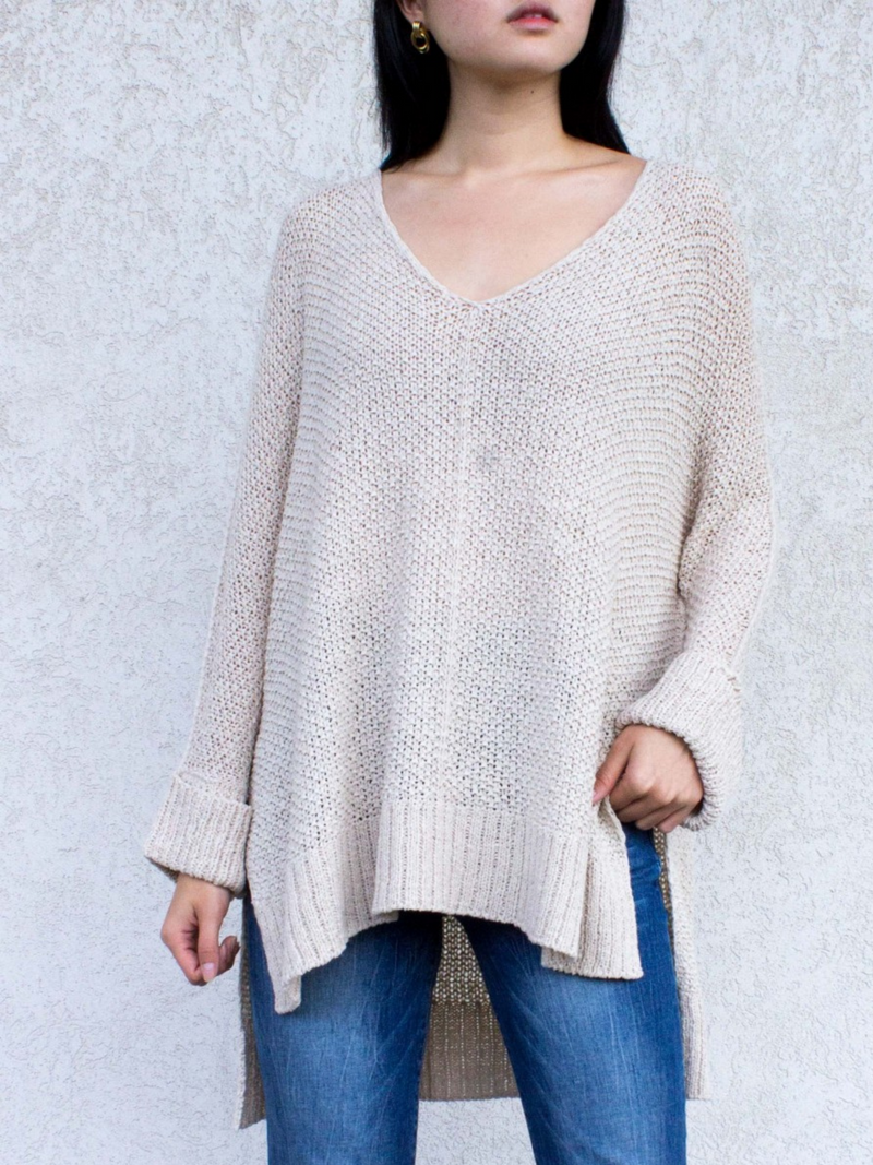 Cream Pullover Sweater