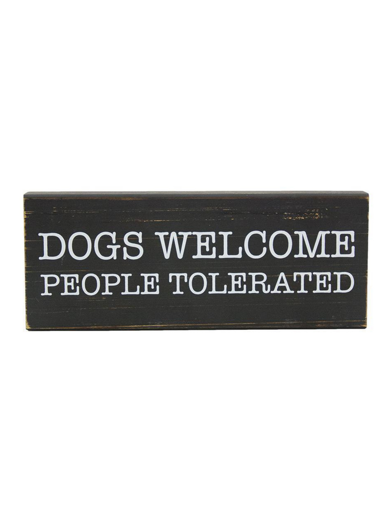 Dogs Welcome Block